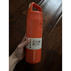 Stanley 24oz Stainless IceFlow Aerolight Water Bottle Cap and Carry - Tiger Lily